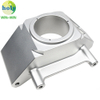 Piezas de mecanizado CNC de aluminio precisos de gran tamaño Radical trasero en posición vertical
