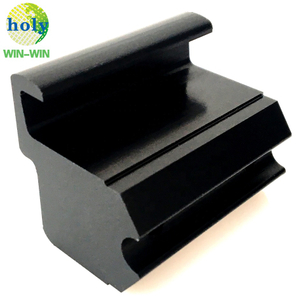 Piezas de mecanizado de plástico CNC de plástico ABS POM negro con servicio personalizado