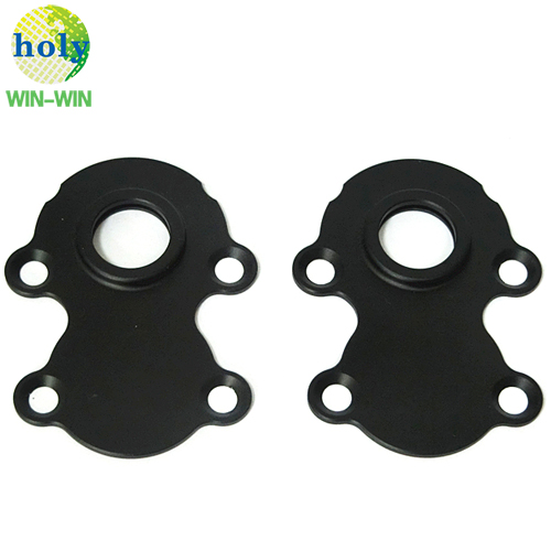 Piezas de mecanizado CNC de aluminio negro de alto rendimiento 6061T6