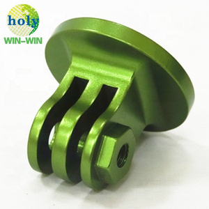Mecanizado Auto CNC personalizado Piezas de metal pequeñas con anodizado verde